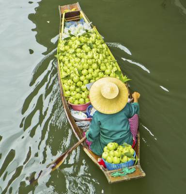 Thailand, Bangkok, Schwimmenden Märkte