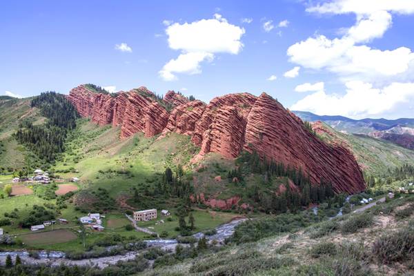 Berg Seven Bulls in Kirgisistan