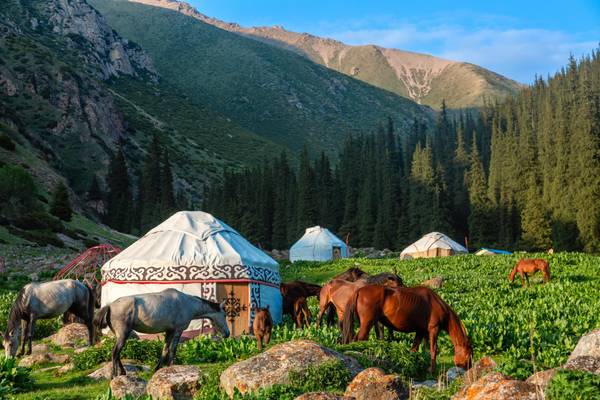 Jurtenlager bei Karakol