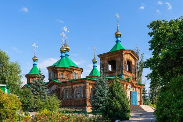Kirche von 1895 in Karakol Kirgisistan