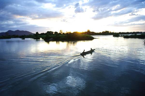 Landschaft Mekong