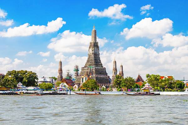 Bangkok, Blick auf Wat Arun