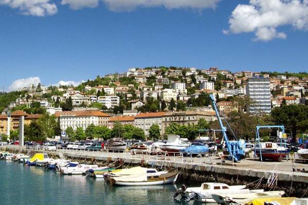 Hafen von Rijeka Kroatien