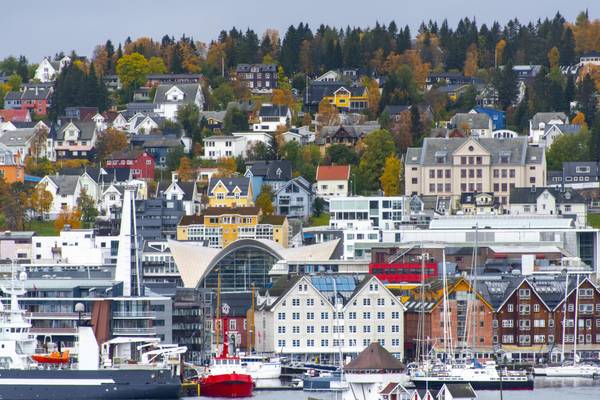 Norwegen, Tromsø, Hafen