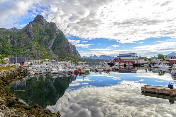 Norwegen, Svolvær, Hafen