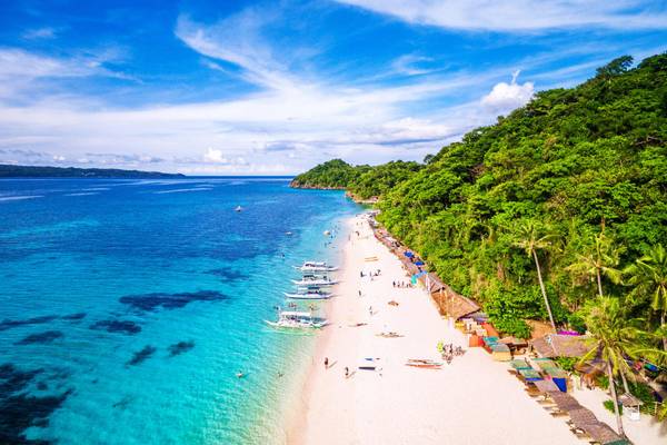Philippinen, Boracay, Puka Beach