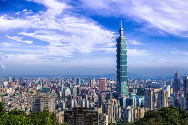 Taiwan, Taipeh Skyline
