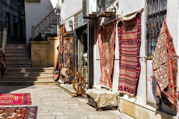 Aserbaidschan, Baku, Teppiche