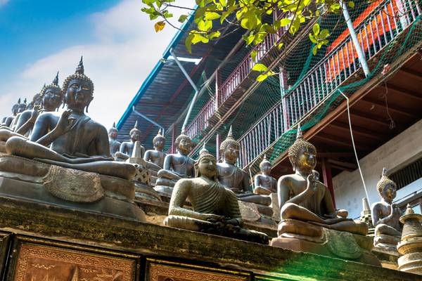 Sri Lanka, Colombo, Gangaramaya-Tempel