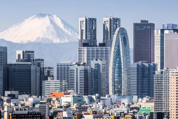 Tokyo mit Fuji
