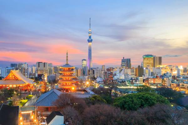 Tokyos Skyline