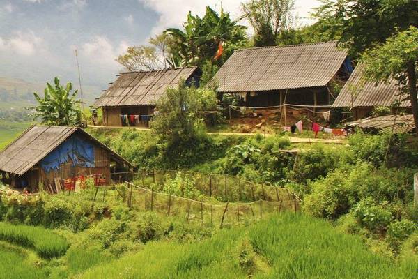 Landschaft bei Sapa, Vietnam