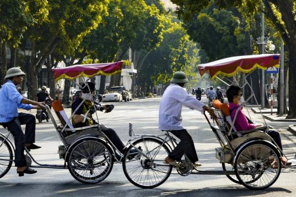 Vietnam, Hanoi Rikscha-Fahrt