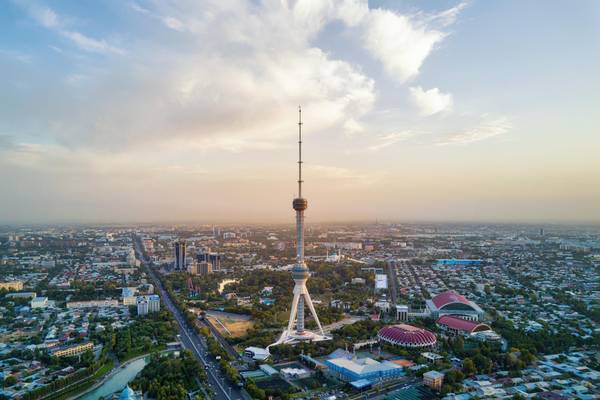 Usbekistan, Taschkent, Luftaufnahme