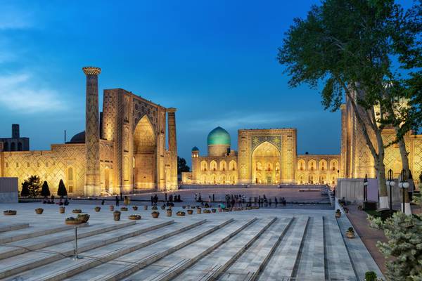Usbekistan, Samarkand, Registan-Platz