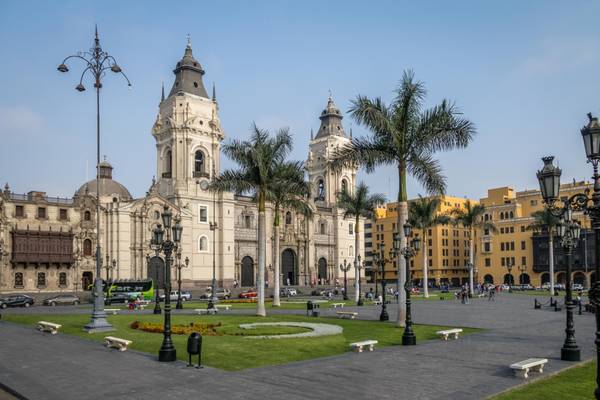 Peru, Lima, Plaza Mayor